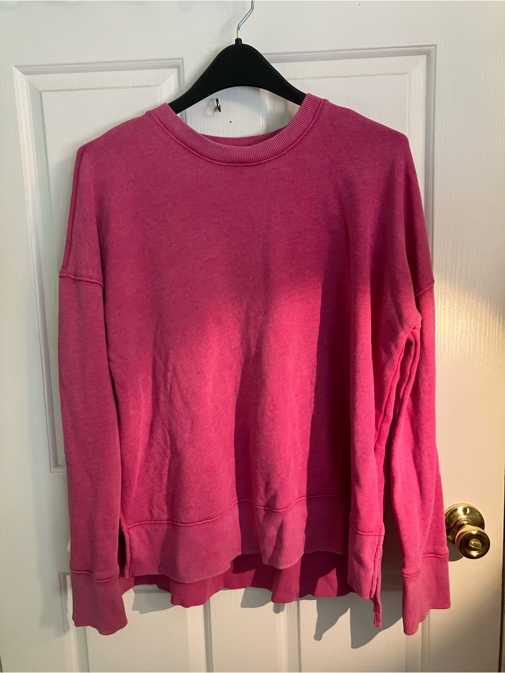 Time and Tru Fuchsia Crewneck Sweater